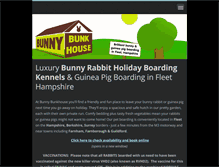 Tablet Screenshot of bunnybunkhouse.co.uk